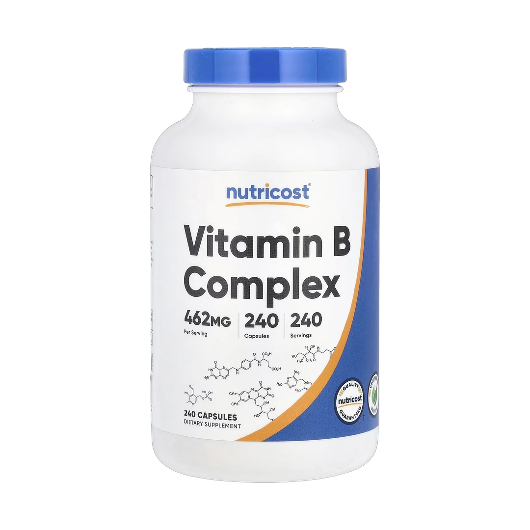 Nutricost, Vitamin B Complex, 462 mg, 240 Capsules