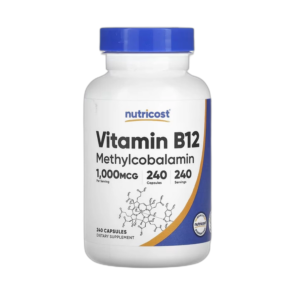 Nutricost, Vitamin B12, 1,000 mcg, 240 Capsules