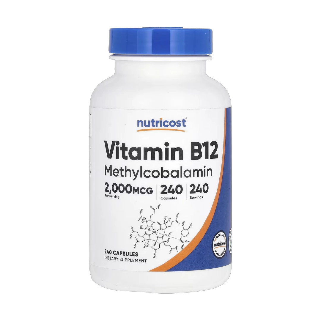 Nutricost, Vitamin B12, 2,000 mcg, 240 Capsules