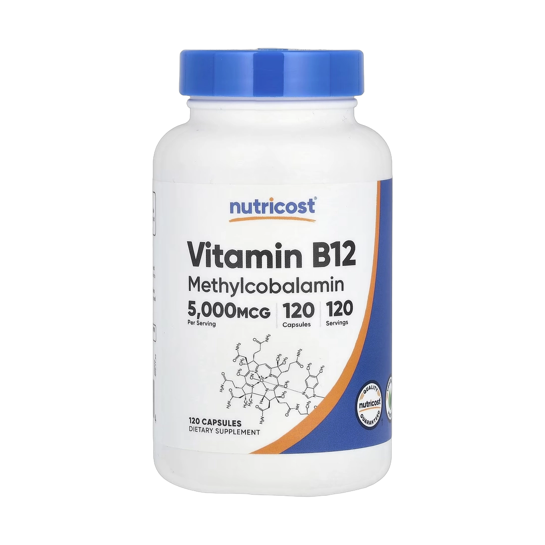 Nutricost, Vitamin B12, 5,000 mcg, 120 Capsules