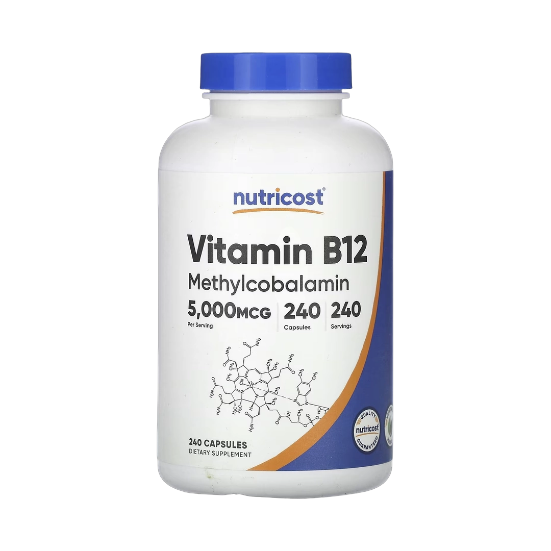 Nutricost, Vitamin B12, 5,000 mcg, 240 Capsules