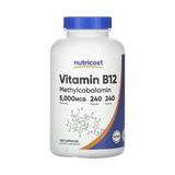 Nutricost, Vitamin B12, 5,000 mcg, 240 Capsules