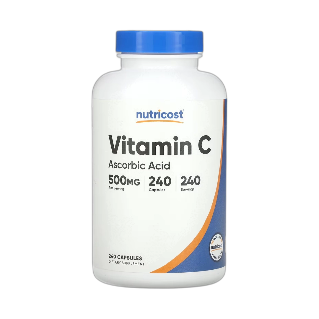 Nutricost, Vitamin C, 500 mg, 240 Capsules