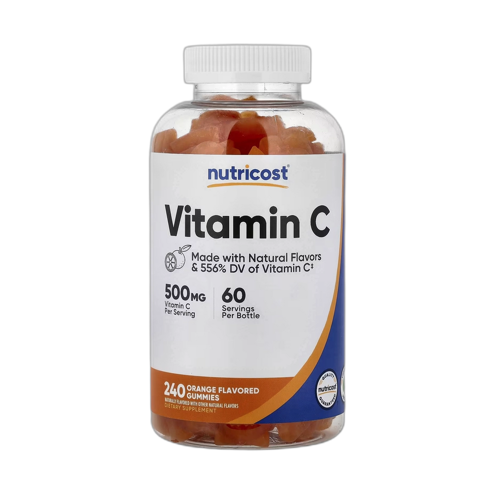 Nutricost, Vitamin C Gummies, Orange, 240 Gummies