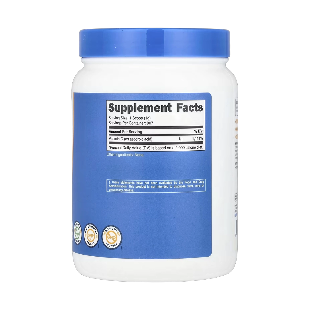 Nutricost, Vitamin C, Unflavored, 32.4 oz, 907 g