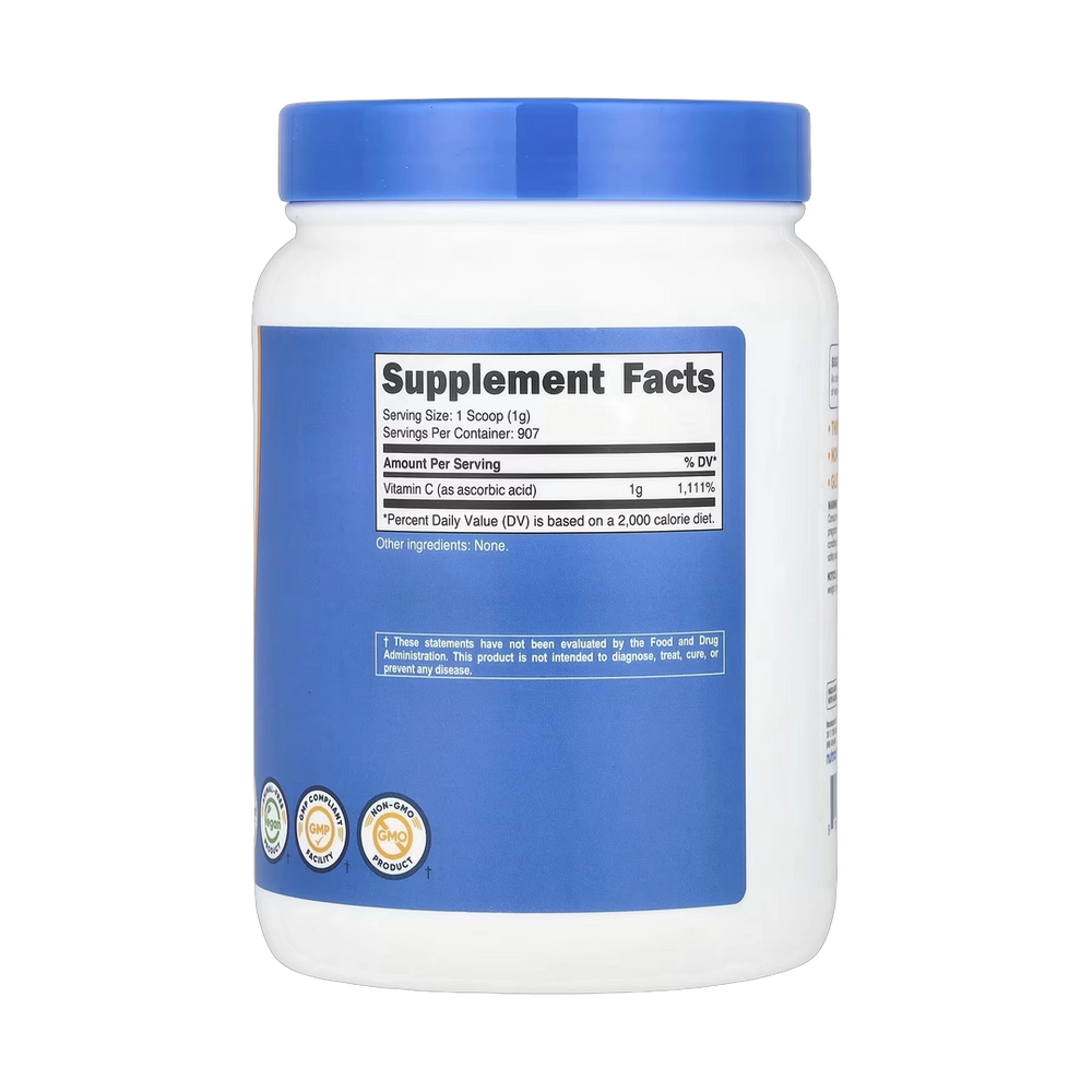 Nutricost, Vitamin C, Unflavored, 32.4 oz, 907 g