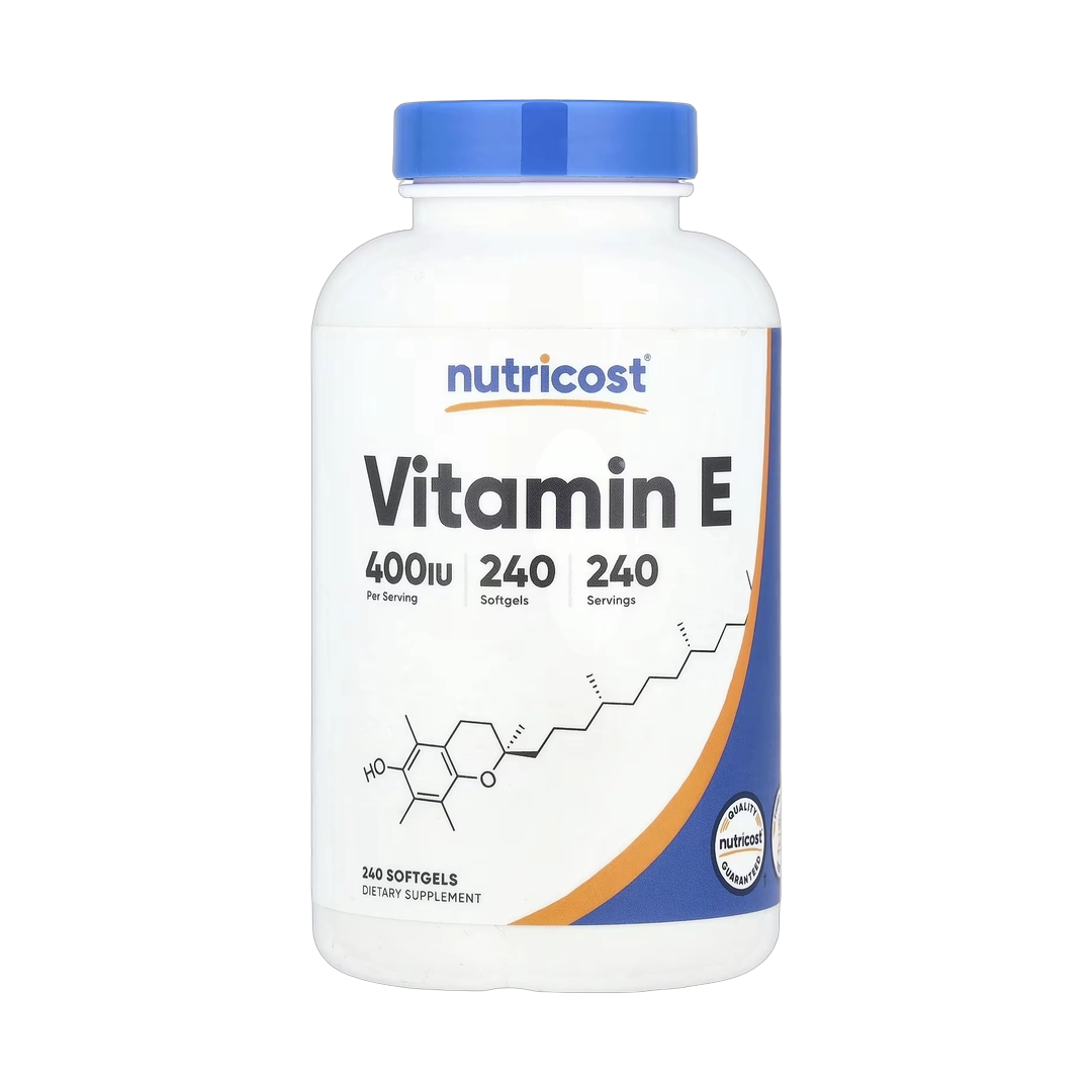 Nutricost, Vitamin E, 180 mg (400 IU), 240 Softgels