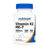 Nutricost, Vitamin K2 MK-7, 100 mcg, 120 Softgels