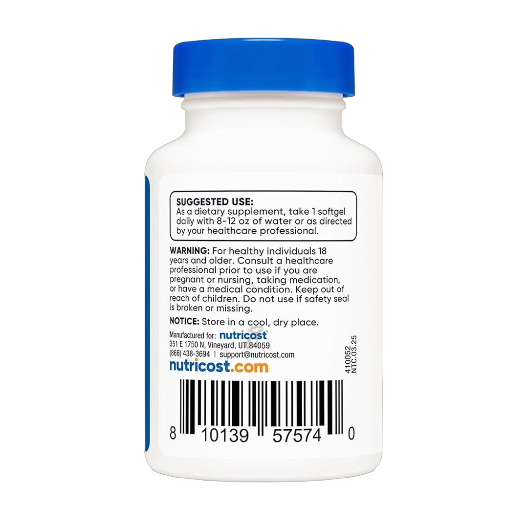 Nutricost, Vitamin K2 MK-7, 100 mcg, 120 Softgels