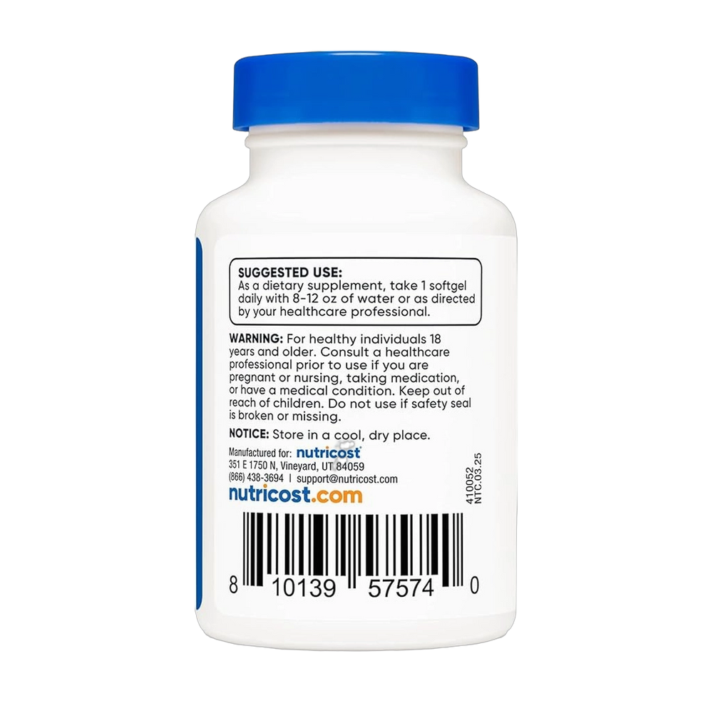 Nutricost, Vitamin K2 MK-7, 100 mcg, 120 Softgels