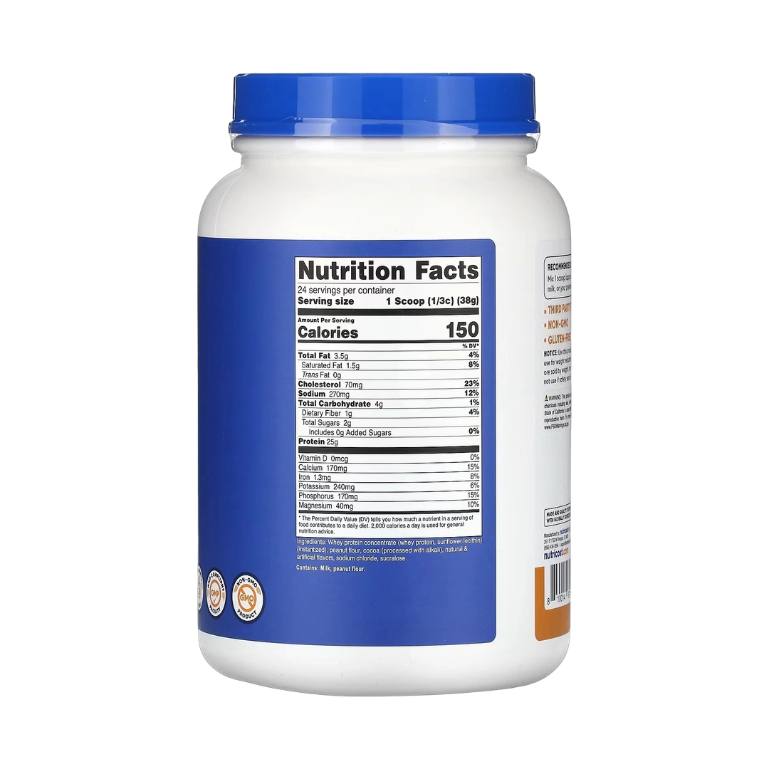 Nutricost, Whey Protein, Chocolate PB, 2 lb, 907 g