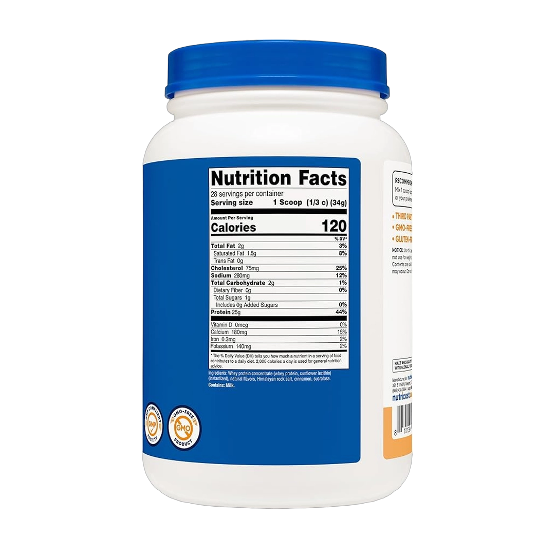 Nutricost, Whey Protein Concentrate, Churro Flavored, 2 lb