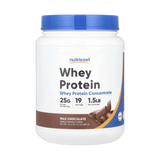 Nutricost, Whey Protein Concentrate, Milk Chocolate, 1.5 lb, 680 g