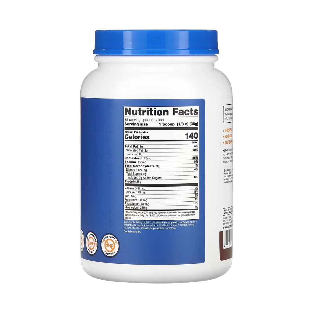 Nutricost, Whey Protein Concentrate, Milk Chocolate, 2 lb, 907 g