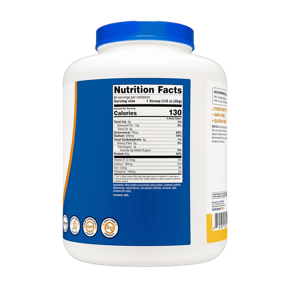 Nutricost, Whey Protein Concentrate, Pineapple, 5 lb, 2,268 g