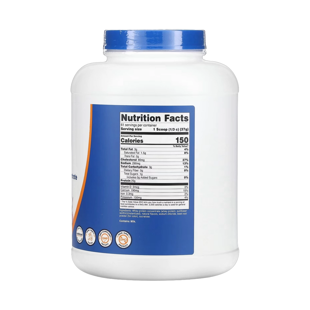 Nutricost, Whey Protein Concentrate, Strawberry Milkshake, 5 lb, 2,268 g