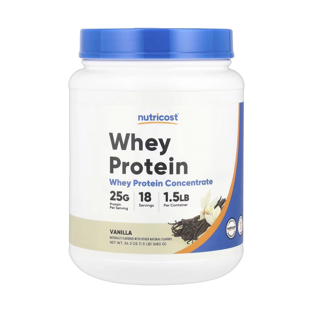 Nutricost, Whey Protein Concentrate, Vanilla, 1.5 lb, 680 g