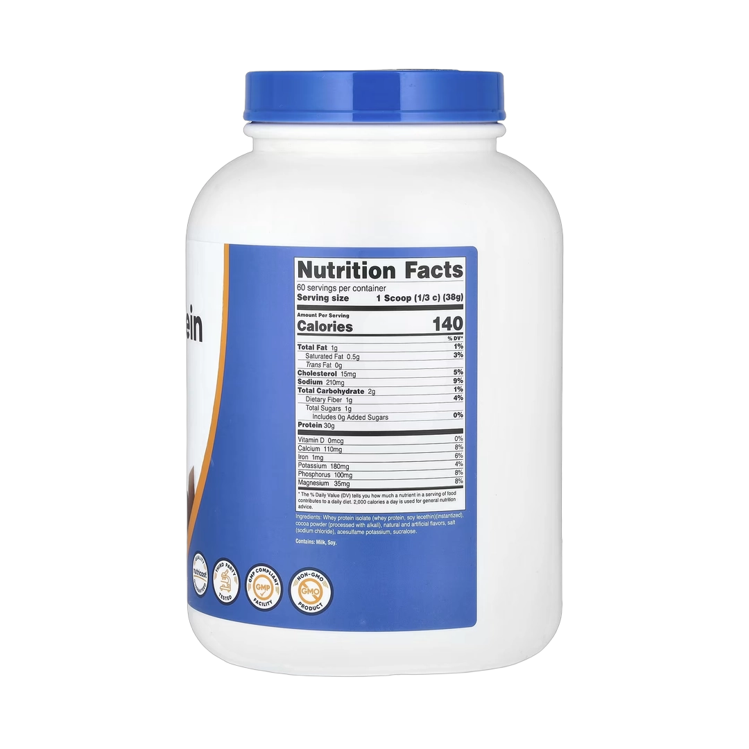 Nutricost, Whey Protein Isolate, Milk Chocolate , 5 lb, 2,268 g