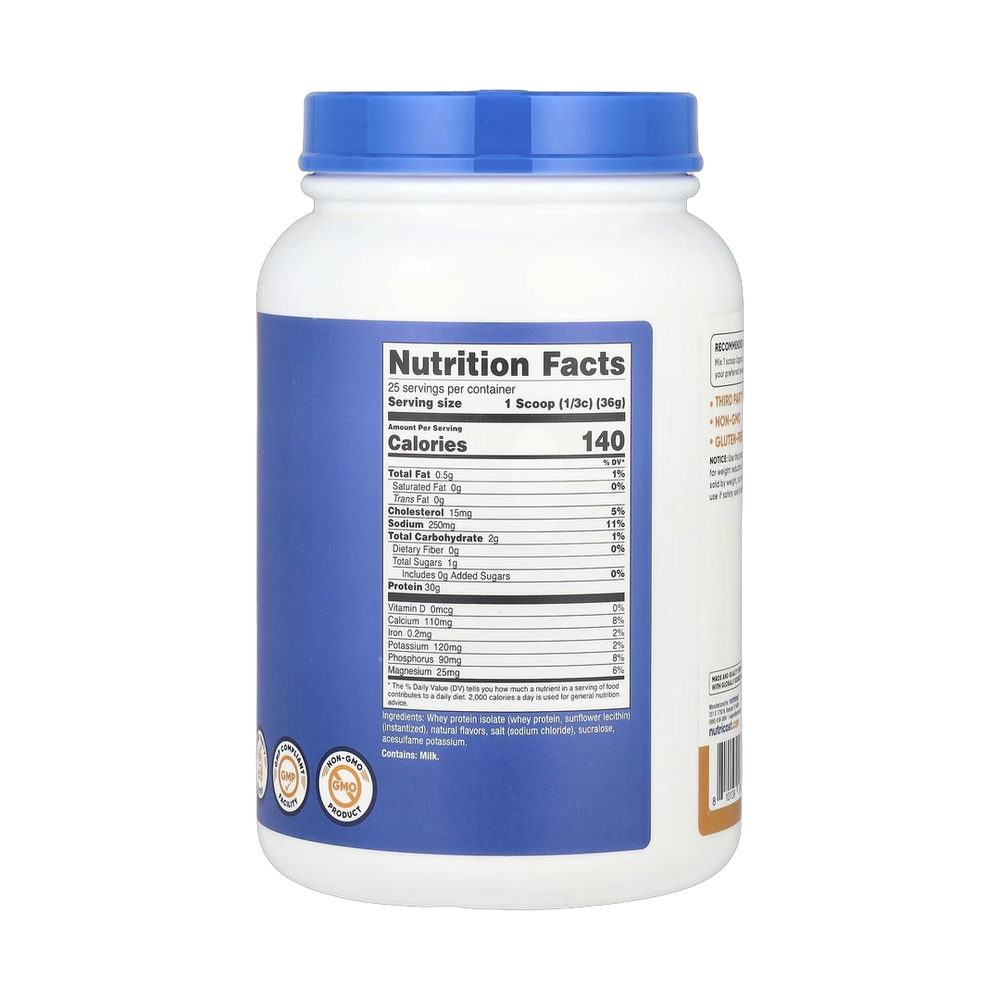 Nutricost, Whey Protein Isolate, Salted Caramel, 2 lb, 907 g