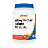 Nutricost, Whey Protein Isolate, Strawberry Banana, 2 lb, 907 g