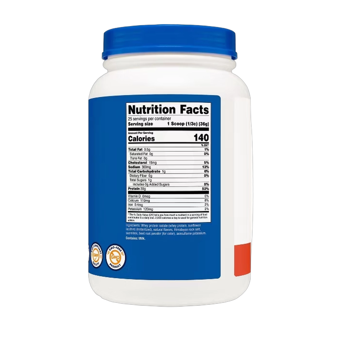 Nutricost, Whey Protein Isolate, Strawberry Banana, 2 lb, 907 g