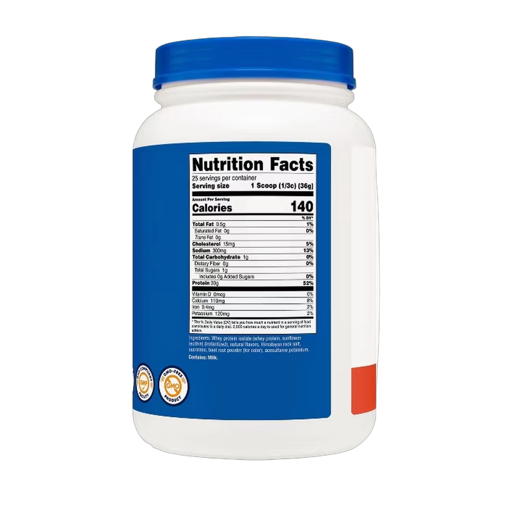 Nutricost, Whey Protein Isolate, Strawberry Banana, 2 lb, 907 g