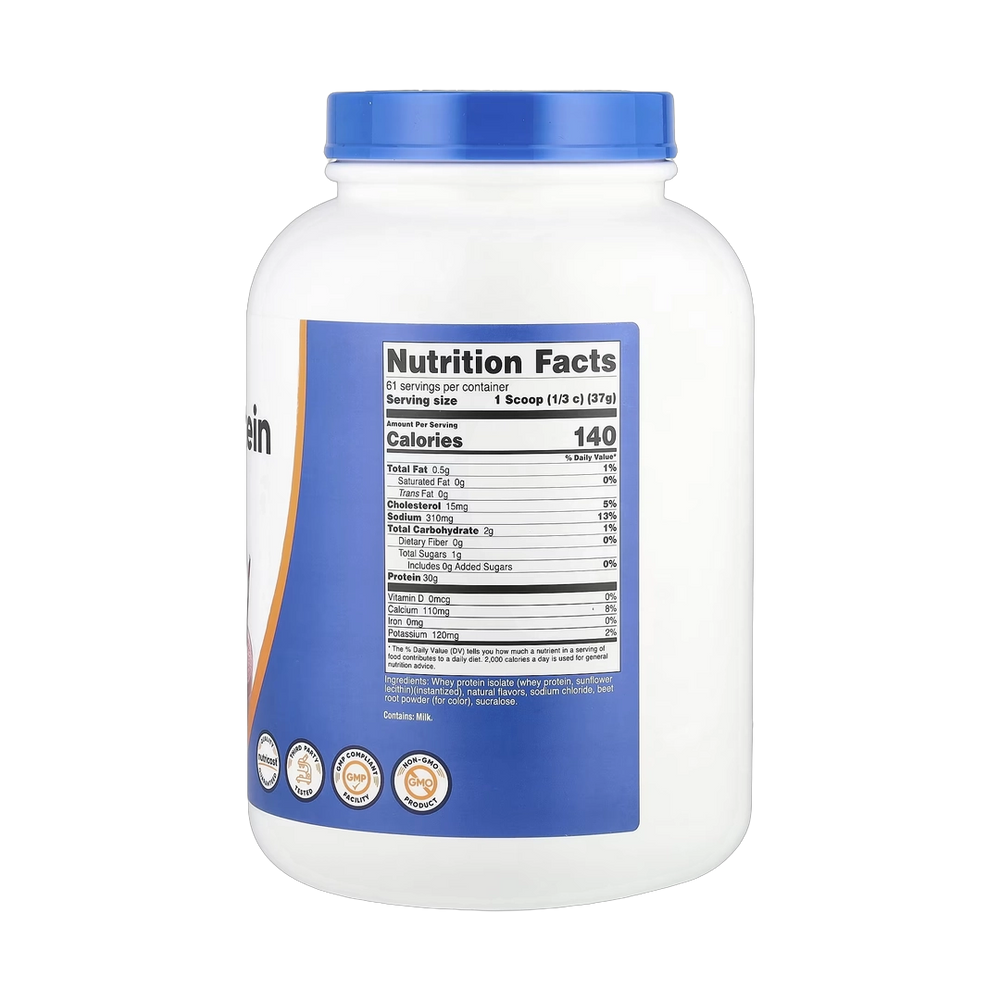 Nutricost, Whey Protein Isolate, Strawberry Milkshake, 5 lb, 2,268 g
