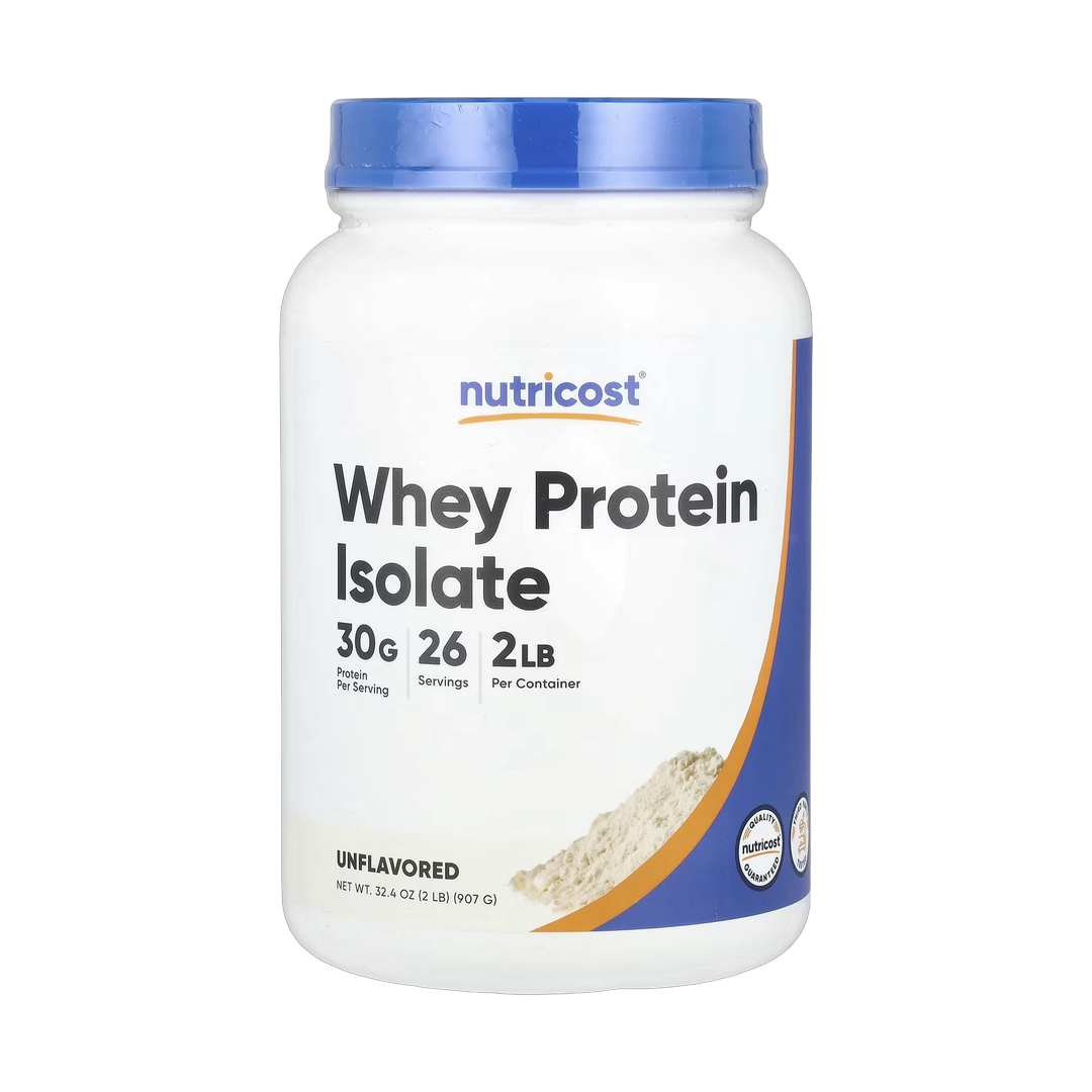 Nutricost, Whey Protein Isolate, Unflavored, 2 lb, 907 g