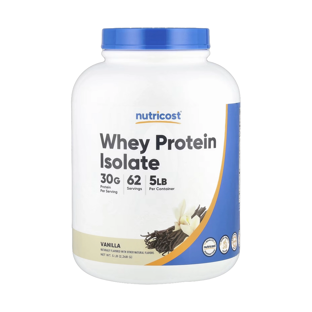 Nutricost, Whey Protein Isolate, Vanilla, 5 lbs, 2,268 g
