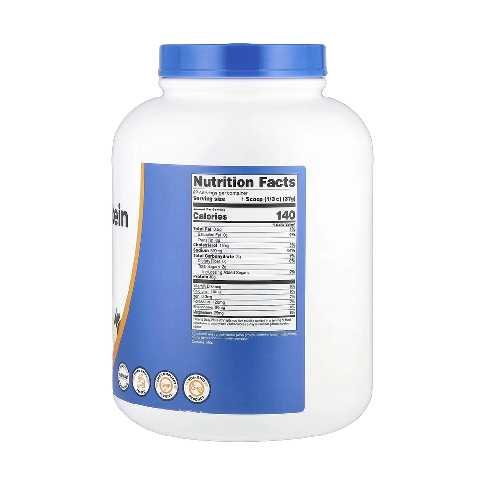Nutricost, Whey Protein Isolate, Vanilla, 5 lbs, 2,268 g