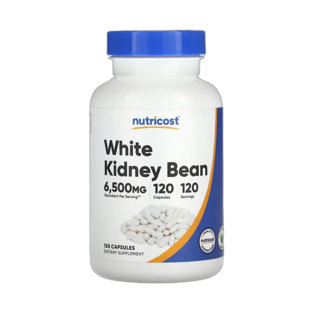Nutricost, White Kidney Bean, 6,500 mg, 120 Capsules