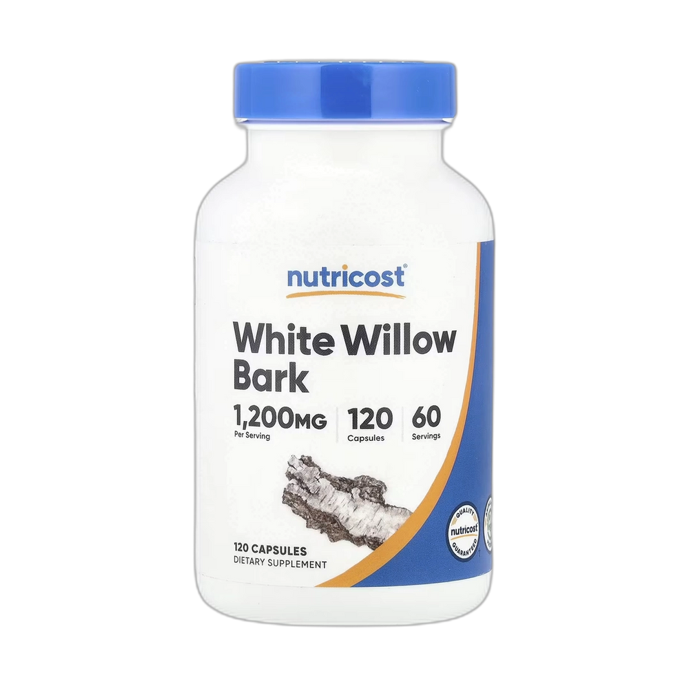 Nutricost, White Willow Bark, 120 Capsules