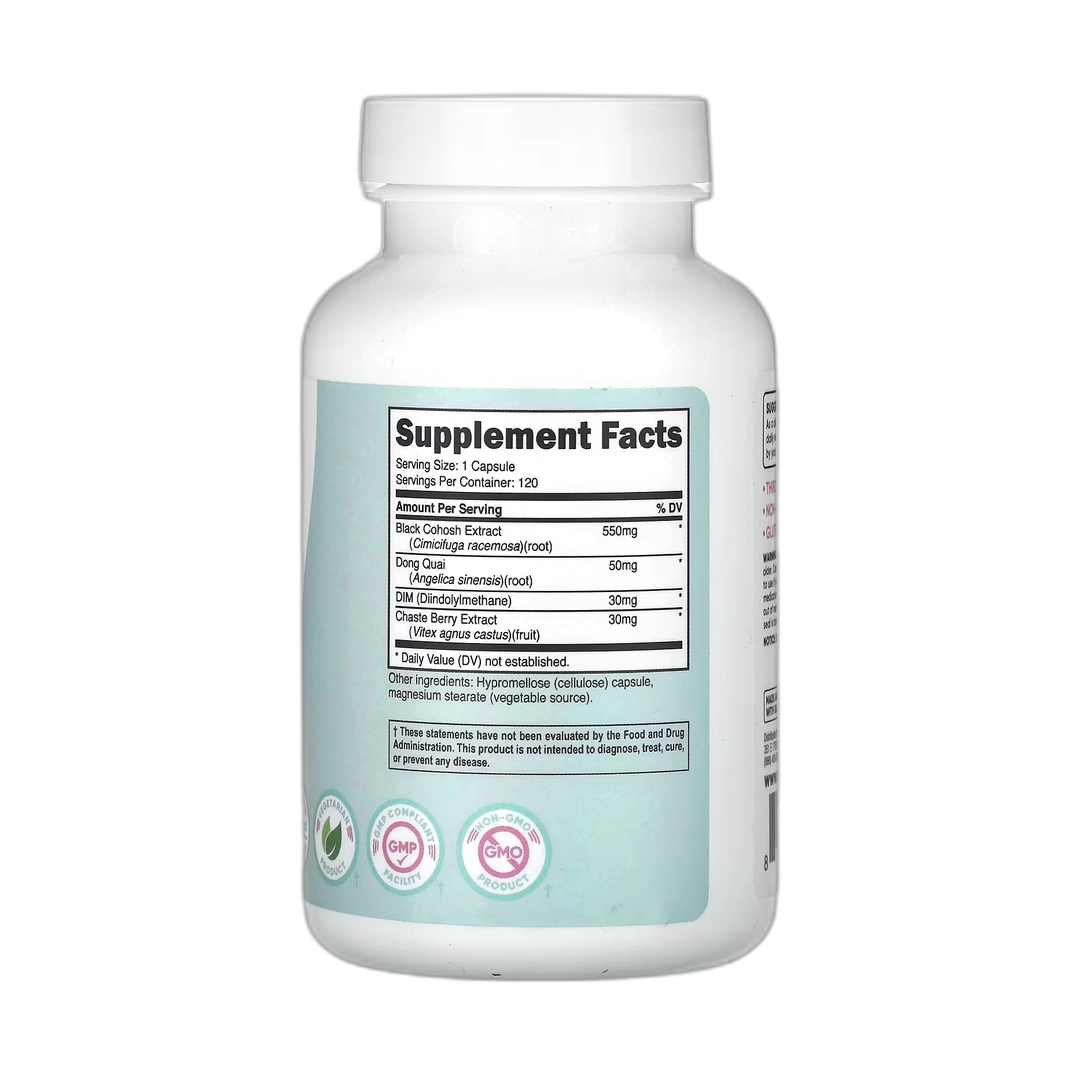 Nutricost, Women, Black Cohosh, 660 mg, 120 Capsules