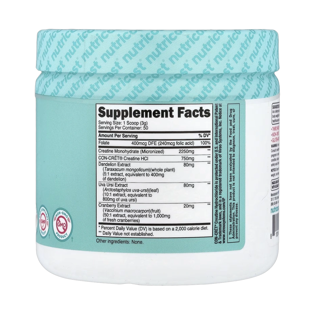 Nutricost, Women, Creatine, Unflavored, 5.7 oz, 159 g