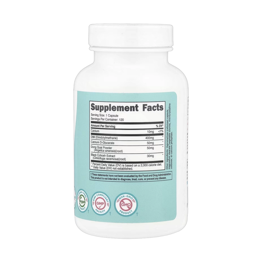 Nutricost, Women, DIM With Calcium D-Glucarate & Dong Quai, 120 Capsules