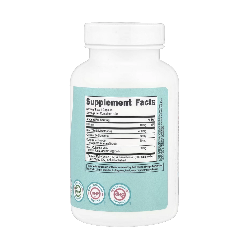 Nutricost, Women, DIM With Calcium D-Glucarate & Dong Quai, 120 Capsules