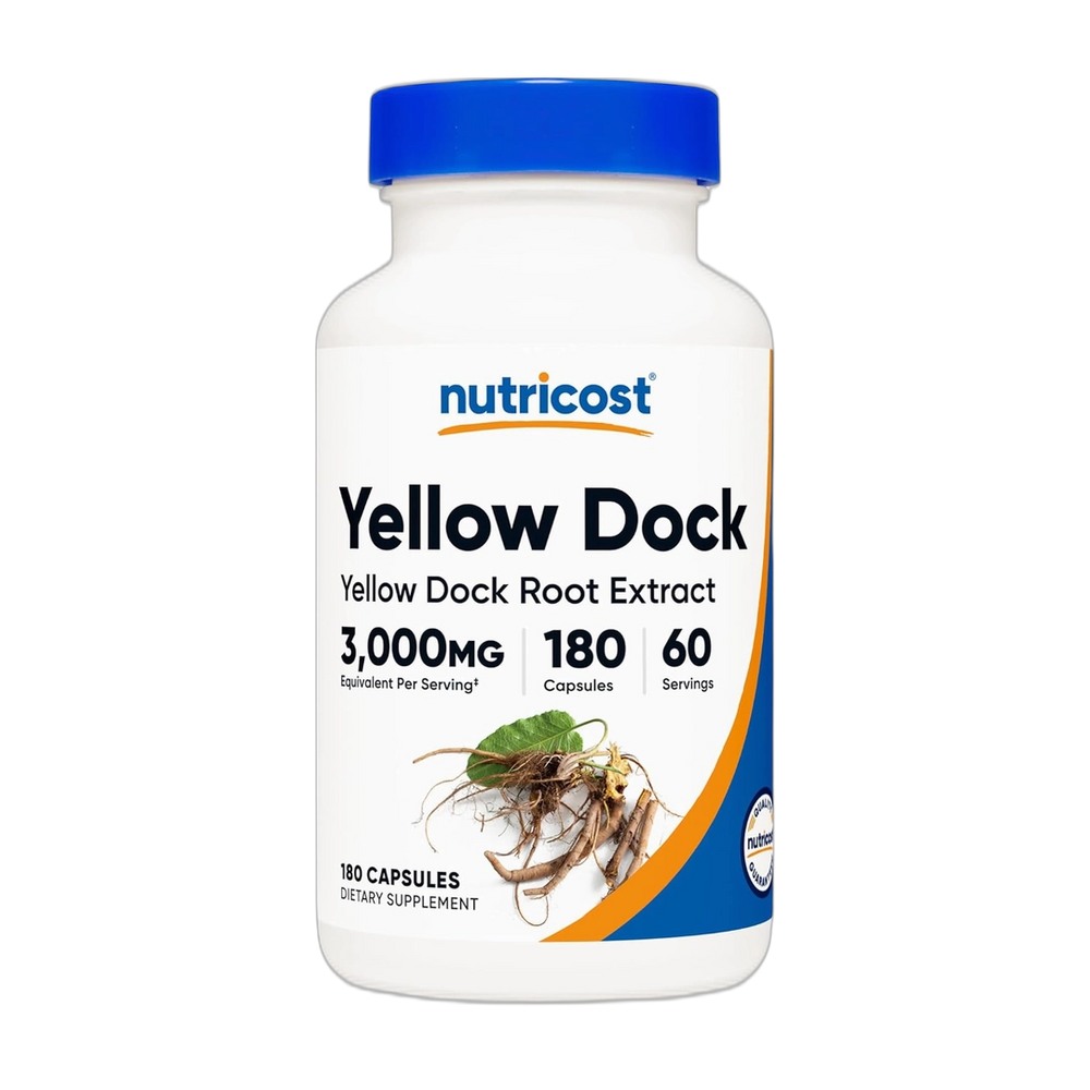 Nutricost, Yellow Dock, 3,000 mg, 180 Capsules
