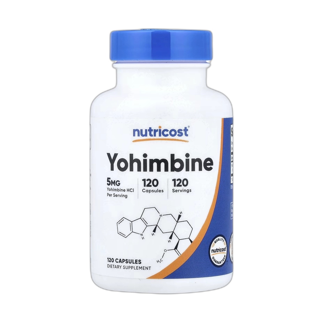 Nutricost, Yohimbine, 5 mg, 120 Capsules