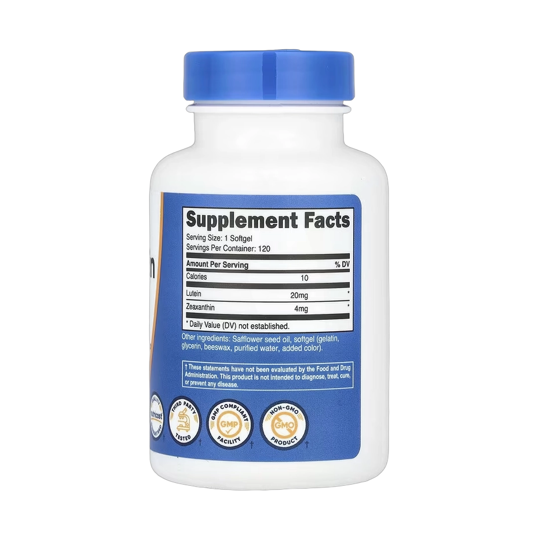 Nutricost, Zeaxanthin with Lutein, 120 Softgels