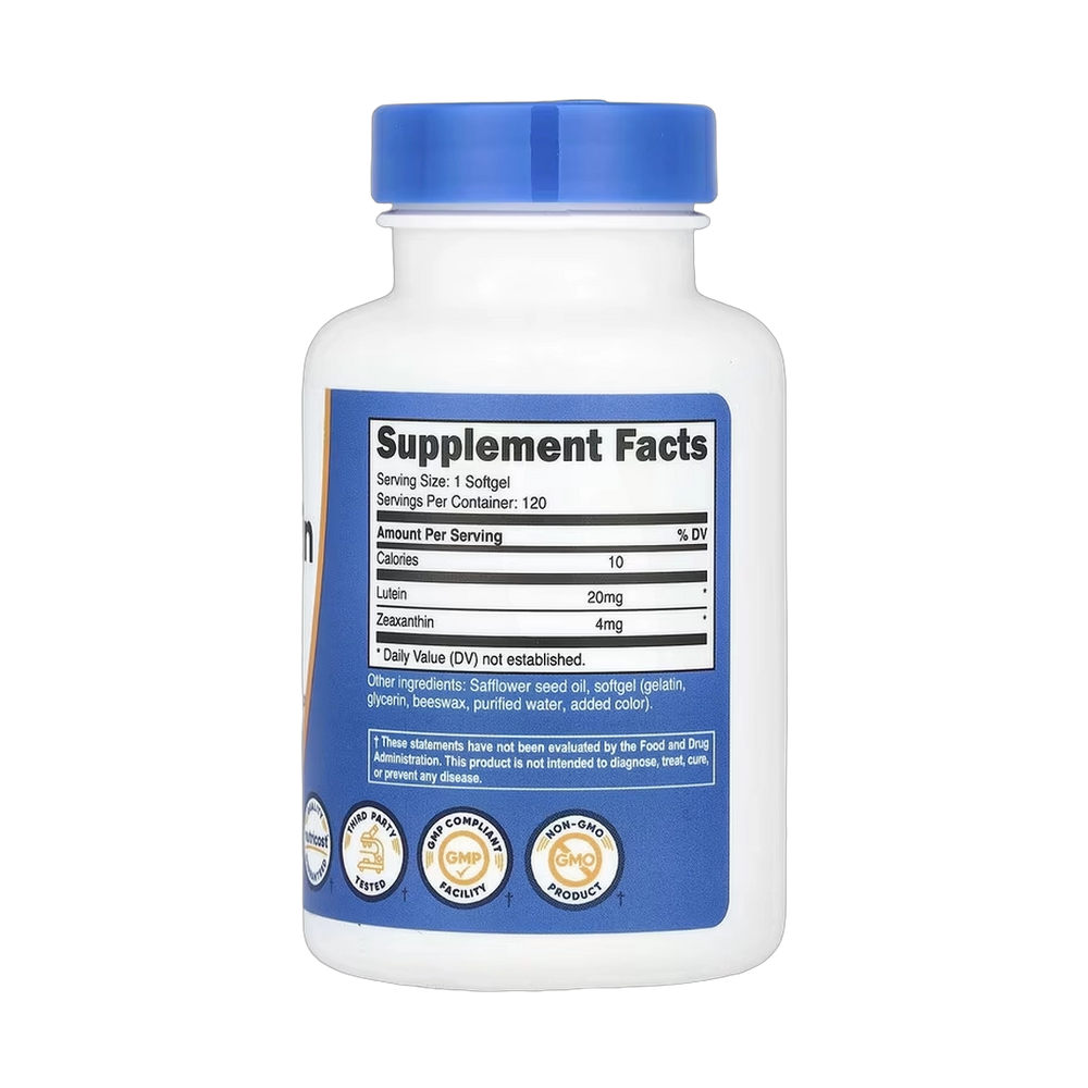 Nutricost, Zeaxanthin with Lutein, 120 Softgels
