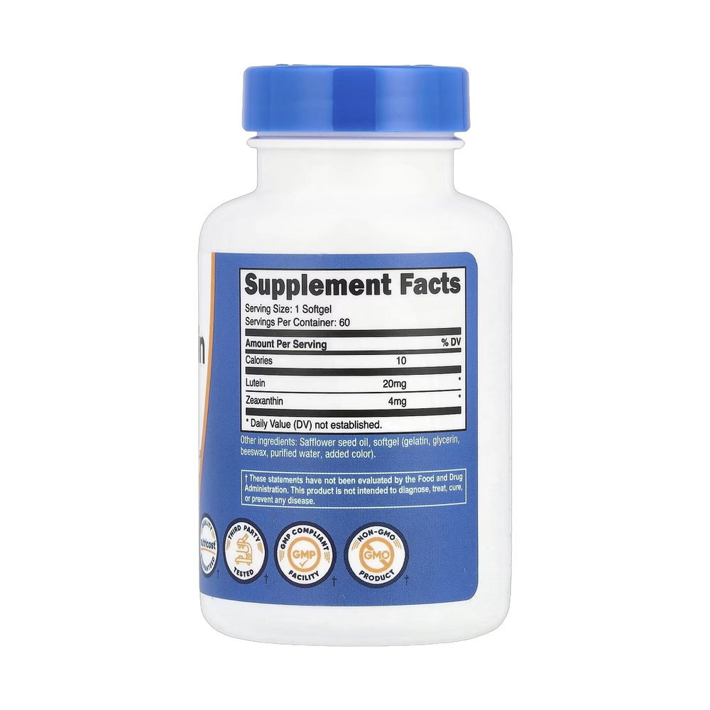 Nutricost, Zeaxanthin with Lutein, 60 Softgels