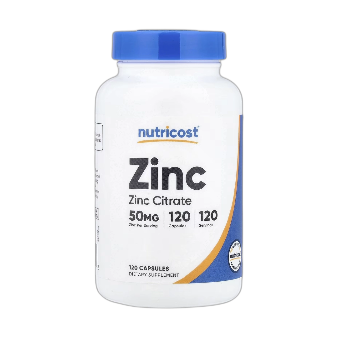 Nutricost, Zinc, 50 mg, 120 Capsules