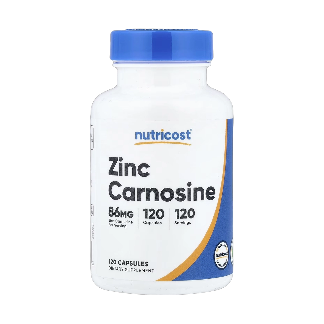 Nutricost, Zinc Carnosine, 120 Capsules