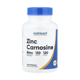 Nutricost, Zinc Carnosine, 120 Capsules