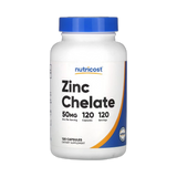 Nutricost, Zinc Chelate, 50 mg, 120 Capsules