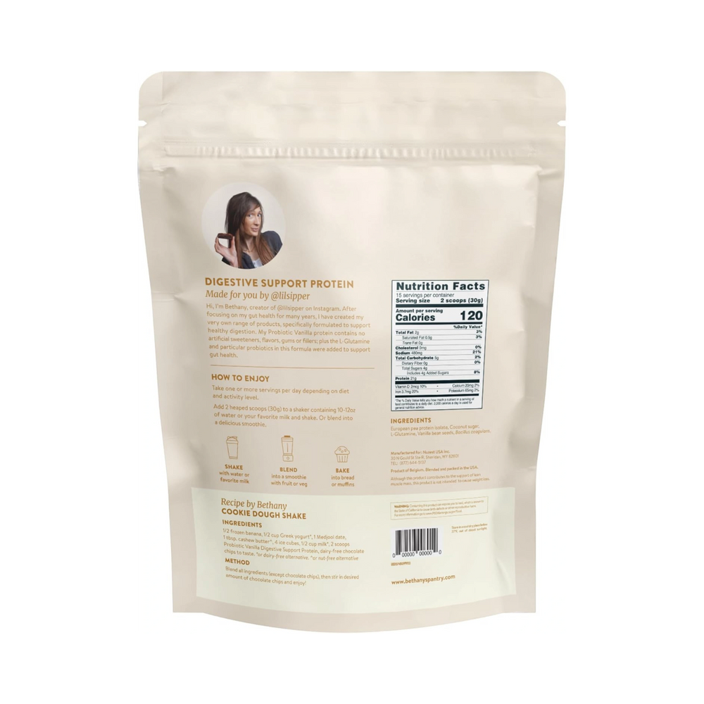 Nuzest, Clean Lean Protein, Probiotic Vanilla, 20 Servings, 1.1 lb