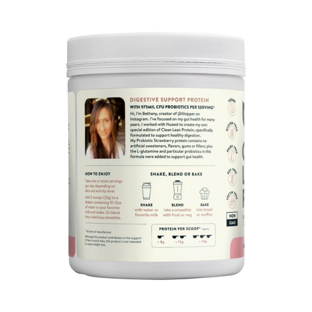 Nuzest, Clean Lean Protein,Strawberry, 20 Servings, 1.1 lb