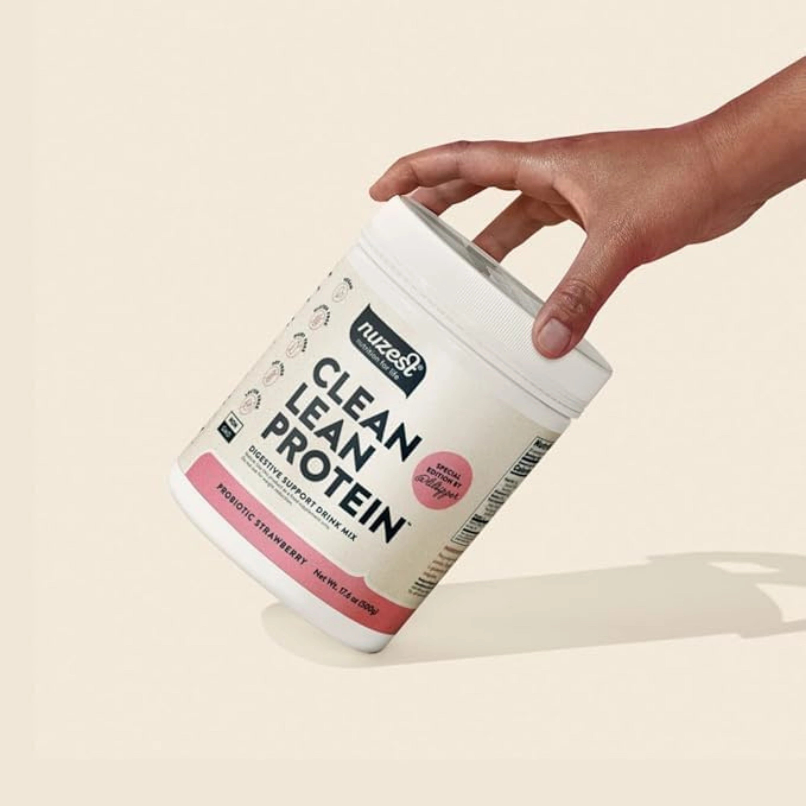Nuzest, Clean Lean Protein,Strawberry, 20 Servings, 1.1 lb