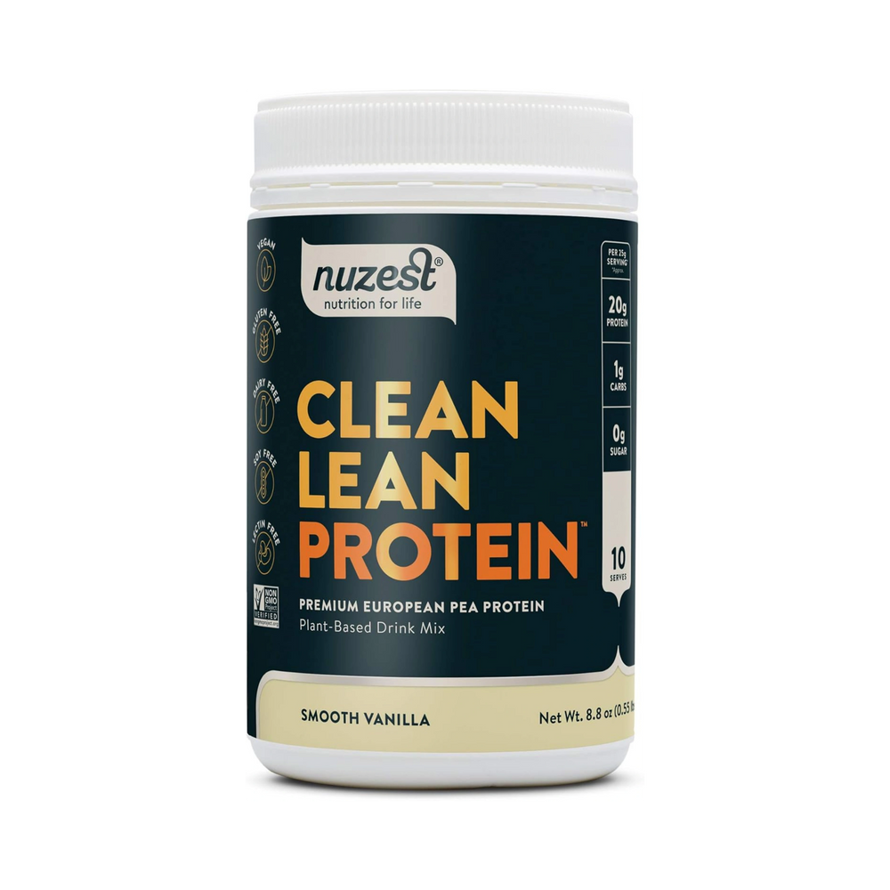 Nuzest, Pea Protein Powder, Clean Lean Protein, Smooth Vanilla, 10 Servings, 8.8 Oz