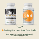 Om Mushrooms, Master Blend Mushroom Capsules, 84 Vegetable Capsules